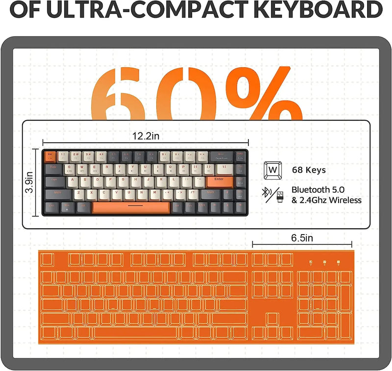 Teclado mecânico compact